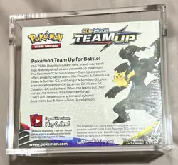 Pokemon TEAM UP Booster Box 36 packs - FACTORY SEALED ACRYLIC CASE INCLUDED - Image 2