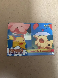 Pokemon TCG Looks Like Trouble... Pokemon Topps Pikachu's Vacation 44 - Image 2