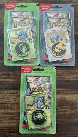 Pokemon TCG Ascended Heroes Erika Larry 2pk Blister New Factory Sealed x3 - Image 1