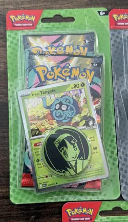 Pokemon TCG Ascended Heroes Erika Larry 2pk Blister New Factory Sealed x3 - Image 3