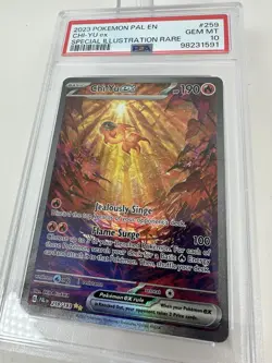 2023 POKEMON PAL EN-PALDEA EVOLVED SPECIAL ILLUSTRATION RARE CHI-YU EX PSA 10 - Image 3