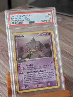 2007 Pokemon EX Power Keepers Banette Holo #4 PSA 9 Mint - Image 1