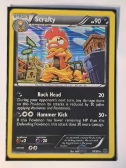 Scrafty 74/99 Holo Rare Next Destinies Pokemon HOLO NM/M - Image 1