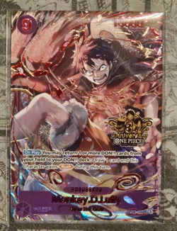 ONE PIECE TCG Monkey D. Luffy SEC OP09-119 Japanese 3rd Anniversary English Ver - Image 1