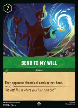 Bend to My Will (093) Azurite Sea Disney Lorcana - Image 1