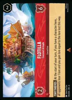 Flotilla - Coconut Armada (135) Azurite Sea Disney Lorcana - Image 1