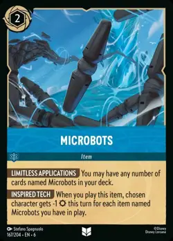 Microbots Foil (167) Azurite Sea Disney Lorcana - Image 1