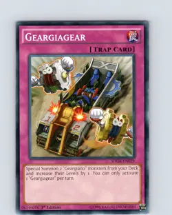 Yu-Gi-Oh TCG Geargiagear SDGR-EN029 1st Edition Regular Common Card NM - Image 1