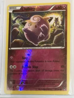 Clefairy 81/122 Breakpoint Reverse Holo NM/M POKE HOLO Card - Image 1