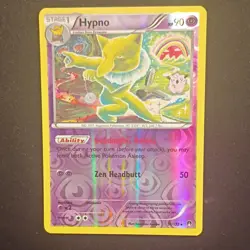Pokemon Hypno Breakpoint Rare Reverse Holo 51/122 Stage 1 90 HP 2016 Card - Image 1