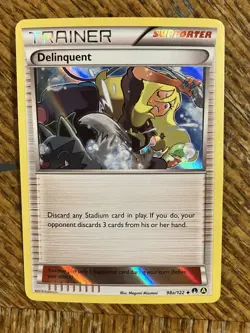 Delinquent 98a/122 Holo Alternative Promo XY Breakpoint Pokemon Card 2018 - Image 1