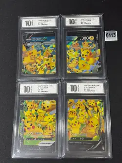 Pikachu V-union Promo 109/S-P - 112/S-P Combination Set - Pokemon Card Grade 10 - Image 1