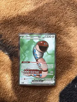 Pokemon TCG Orthworm EX Full Art Ultra Rare Card 162/142 Stellar Crown - Image 1