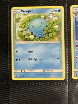 Cutie Wooper 25/70 & Quagsire 26/70 Non-Holo Lp Pokemon Card Lot Dragon Majesty - Image 2