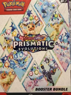 Pokemon Prismatic Evolutions Surprise Box Promo Card Booster Bundle 2025 Eevee - Image 3