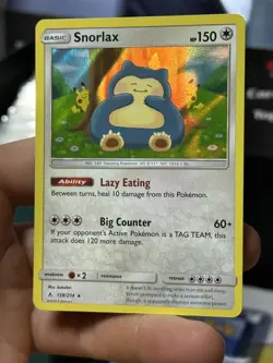 Snorlax 158/214 Unbroken Bonds 2019 Holo Rare Pokemon Card TCG - Image 4