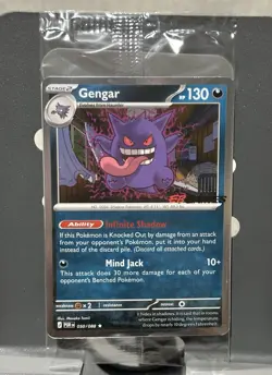 Pokemon TCG Perfect Order - EB Games Exclusive Gengar Promo 050/088 Sealed Card - Image 1