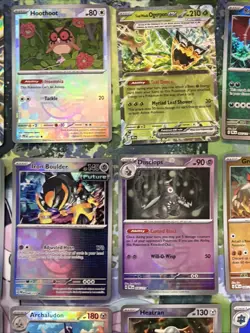 Lot Of 34 Pokemon Cards From Prismatic Evolutions EX, Masterball, & Pokeball NM - Image 4