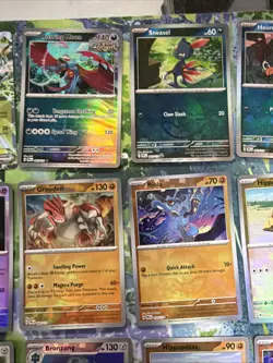 Lot Of 34 Pokemon Cards From Prismatic Evolutions EX, Masterball, & Pokeball NM - Image 5