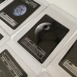 Star Wars Ccg Card Lot Planets And Death Star 8 Cards - Image 1
