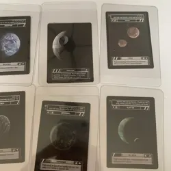 Star Wars Ccg Card Lot Planets And Death Star 8 Cards - Image 2