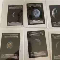 Star Wars Ccg Card Lot Planets And Death Star 8 Cards - Image 3