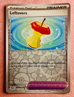 Leftovers 163/165 | 151 MEW EN | 2023 Pokemon Card TCG Reverse Holo | NM - Image 1