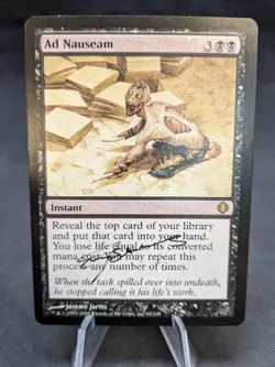 Ad Nauseam (63) | MTG Magic the Gathering Shards of Alara | Artist Signed | LP - Image 1