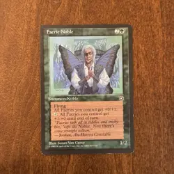 Faerie Noble LP Homelands 1995 Magic the Gathering MTG TCG - Image 1