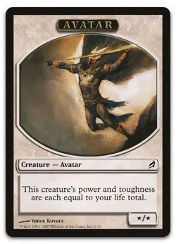 Avatar Token #1 (LP) Lorwyn LRW Magic MTG - Image 1