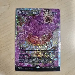 Bloodline Bidding (Showcase) (Fracture Foil) Lorwyn Eclipsed Foil - Image 1