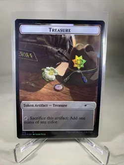 Walker Token (Metal Head / Treasure) Walking Dead Secret Lair (Magic Gathering) - Image 2