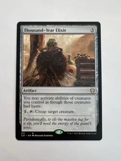 Thousand-Year Elixir - MTG Commander 2021 - NM - Image 1