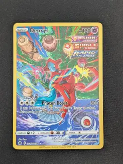 Deoxys GG12/GG70 Crown Zenith Galarian Gallery Ultra Rare Holo Pokemon TCG - Image 1