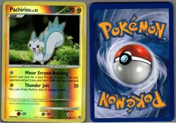 2007 Pokemon, Diamond & Pearl, #35/130 Pachirisu Lv. 23, Reverse Holo Rare - Image 1