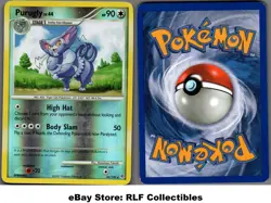 2007 Pokemon, Diamond & Pearl, #36/130 Purugly, Reverse Holo Rare - Image 1