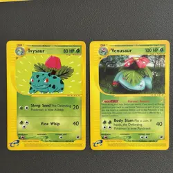 Pokemon Expedition Ereader Bulbasaur Venusaur Ivysaur evolution bundle 2002 - Image 4