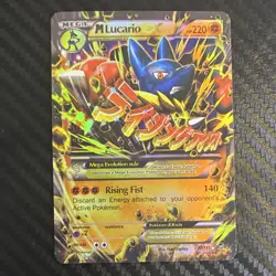 The Pokemon Company M Lucario EX XY Furious Fists 113/111 Mega Secret Holo - Image 1