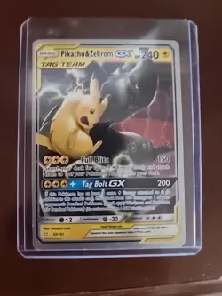 Pikachu & Zekrom GX 33/181 Sm-Team Up Holo Pokemon TCG - Image 5