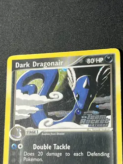 2004 EX Team Rocker Returns Dark Dragonair Stamped Reverse Holo 32/109 MP - Image 3