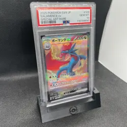 2025 POKEMON JPN SV9-BATTLE PARTNERS SPECIAL ART RARE #129 SALAMENCE EX PSA 10 - Image 1