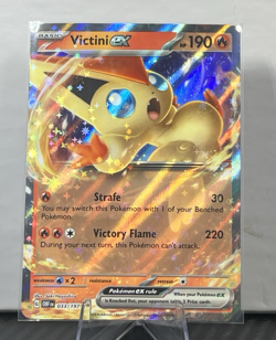 Victini ex 033/197 Pokemon TCG SV03: Obsidian Flames Holo Double Rare NM - Image 1