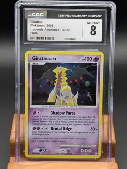 2008 Pokemon Legends Awakened Giratina Holo #34 CGC NM/Mint 8 - Image 1