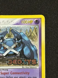 Metagross 11/107 EX Deoxys Reverse Holo Rare Stamped Pokemon TCG NM - LP+ - Image 4