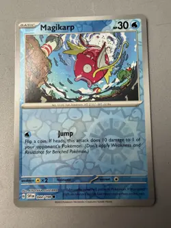 Pokemon TCG * Scarlet & Violet * 44/198 Magikarp REVERSE HOLO Common * FRESH PK - Image 1
