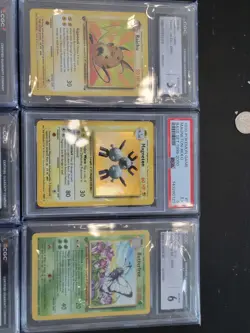 6 Vintage Pokemon Graded Lot CGC PSA 1st Edition - Image 3