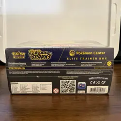 Pokemon Center Exclusive Elite Trainer Box Surging Sparks ETB **SMALL RIP** - Image 5
