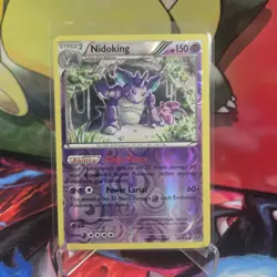 Pokemon TCG Nidoking 45/114 XY Steam Siege Reverse Holo Rare LP/MP - Image 1