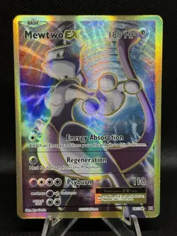 Pokemon TCG Mewtwo EX 103/108 Full Art Holo XY Evolutions - NM/NM- - Image 1
