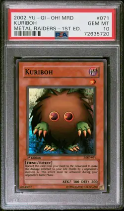 2002 Yu-Gi-Oh! Kuriboh MRD-071 Metal Raiders 1st Edition PSA 10 GEM MINT - Image 1